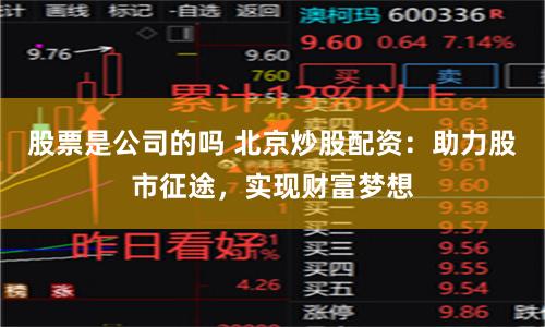 股票是公司的吗 北京炒股配资：助力股市征途，实现财富梦想